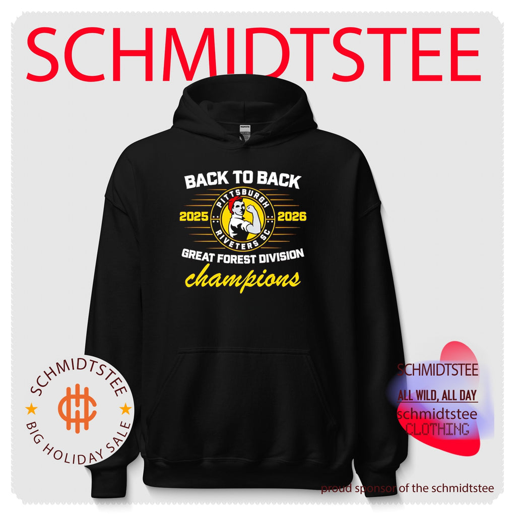 Pittsburgh Riveters SC Back to Back 2025 2026 Great Forest Division Champions shirt