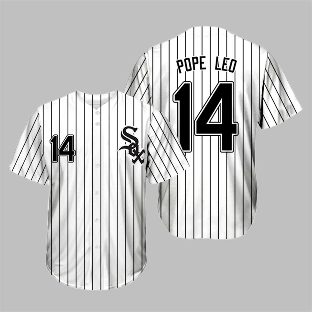 Pope Leo 14 White Sox Jersey - Grishko.com