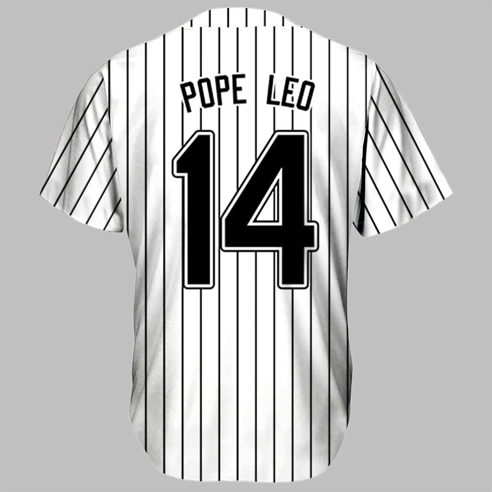 Pope Leo 14 White Sox Jersey - Grishko.com