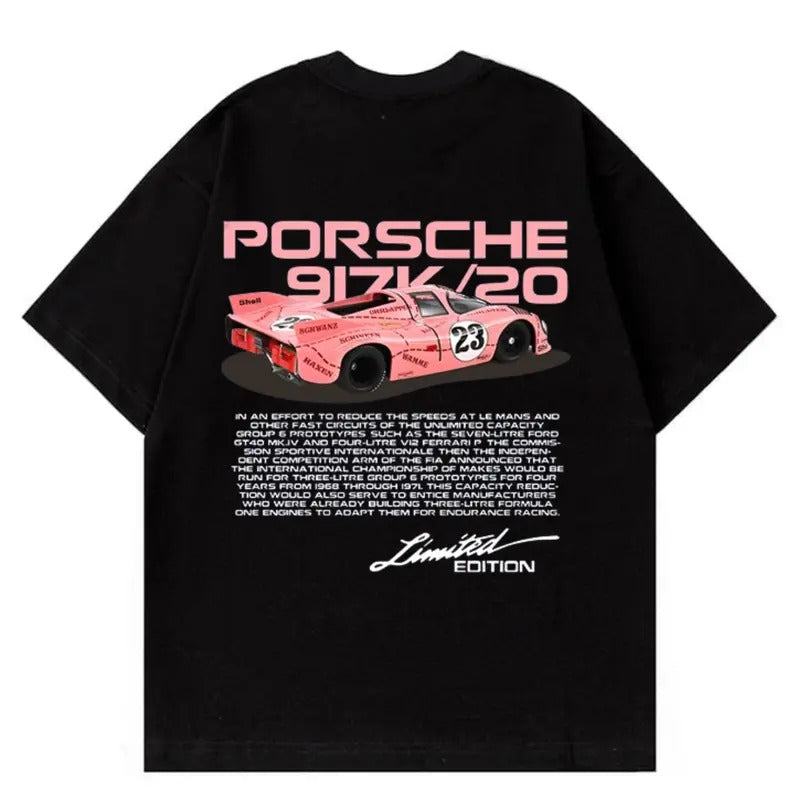 Porsche 917K Pink Car Enthusiast Shirt Car T-Shirts