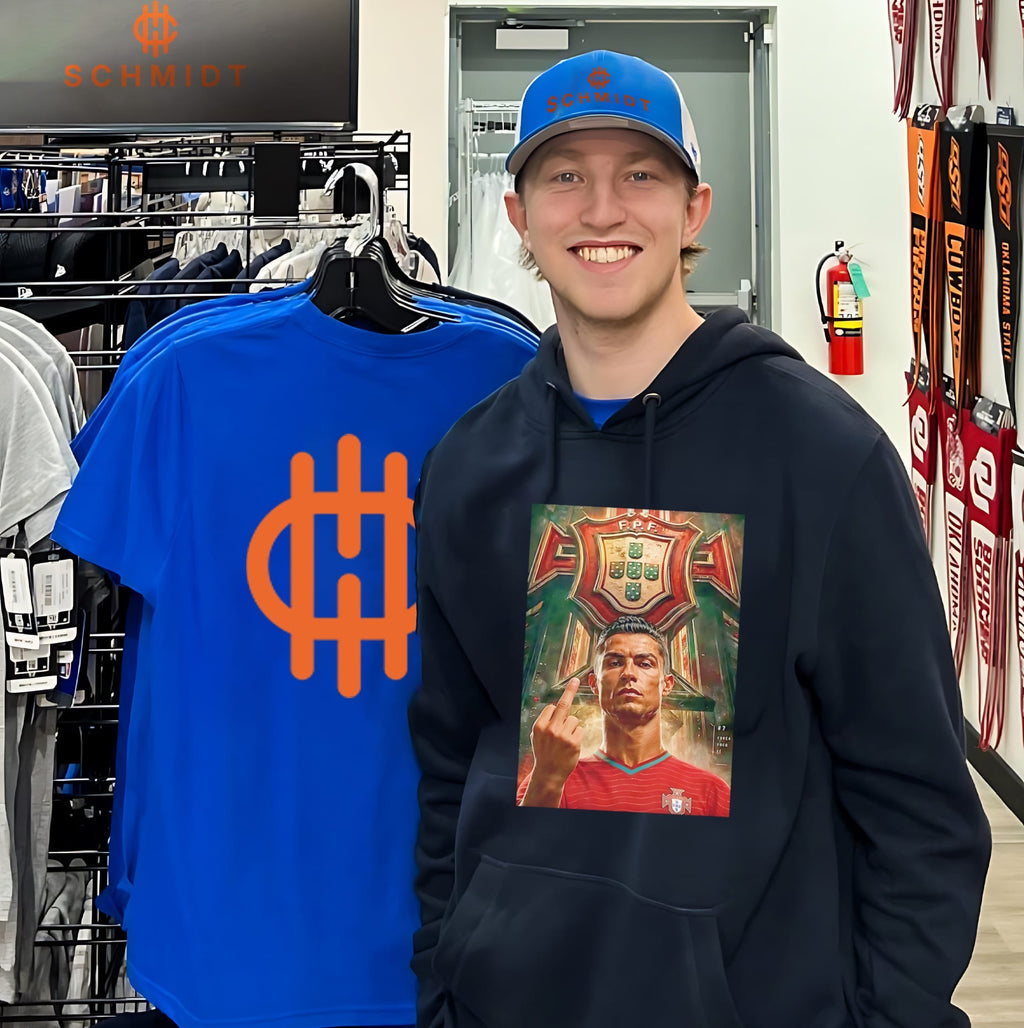Portugal Cristiano Ronaldo CR7 middle finger shirt