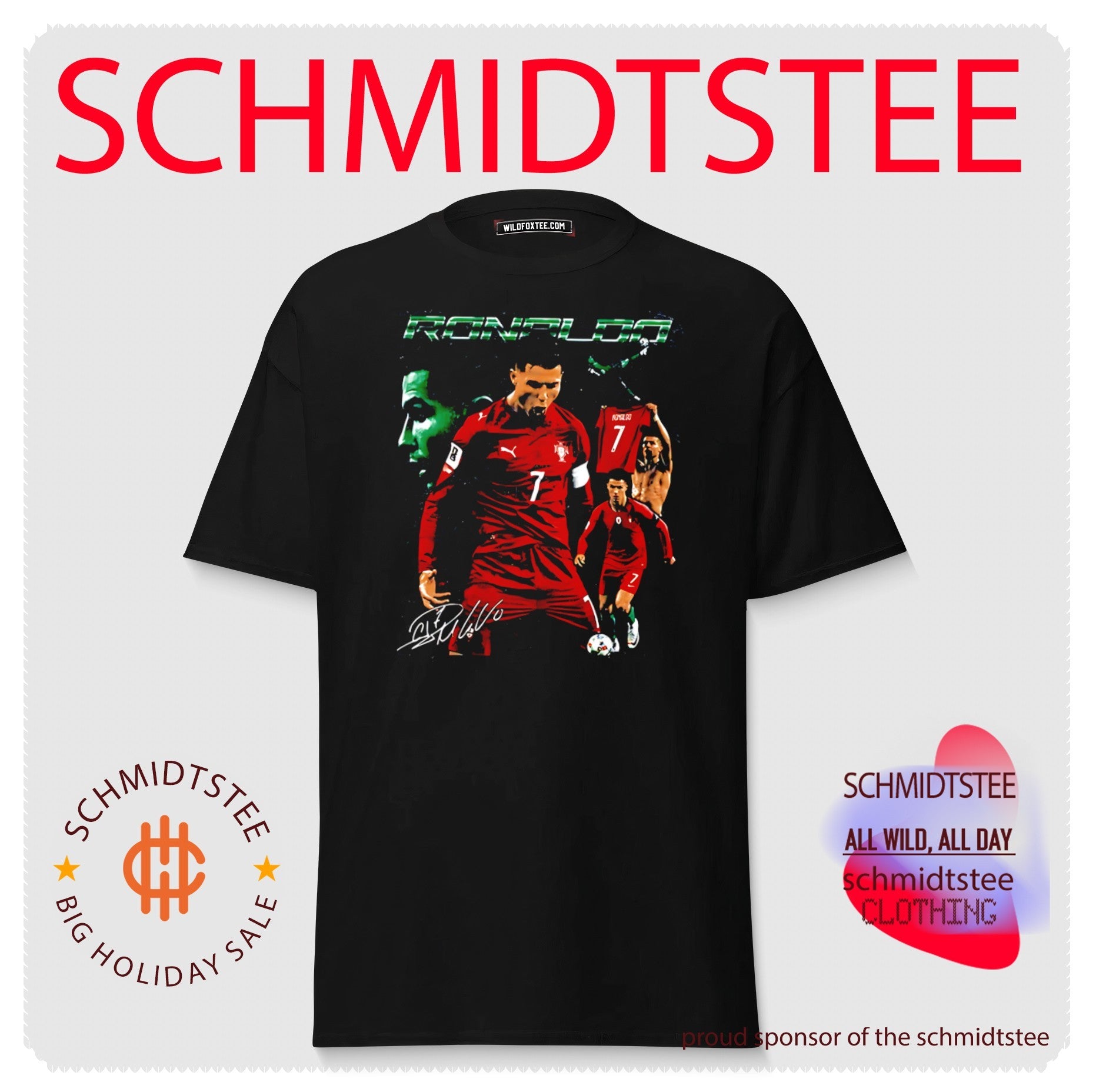 Portugal Cristiano Ronaldo signature vintage shirt