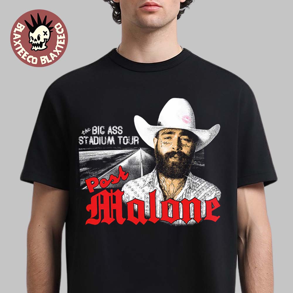 Post Malone The Big Ass Stadium Tour 2026 Merch Photo T-Shirt