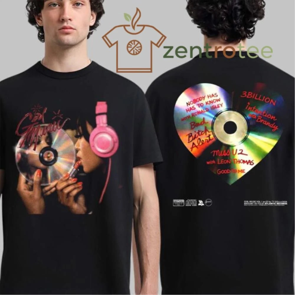 Premium Ty Dolla Sign Girl Music Vol 1 EP Cover Art Home tee