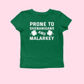 Prone Shenanigans Malarkey St Patrick'S Day Shirt Lucky Shamrock Shirt Irish Shirt Lucky Tanks Patricks Day Tanks Baby Y2K 2000'S T-Shirts