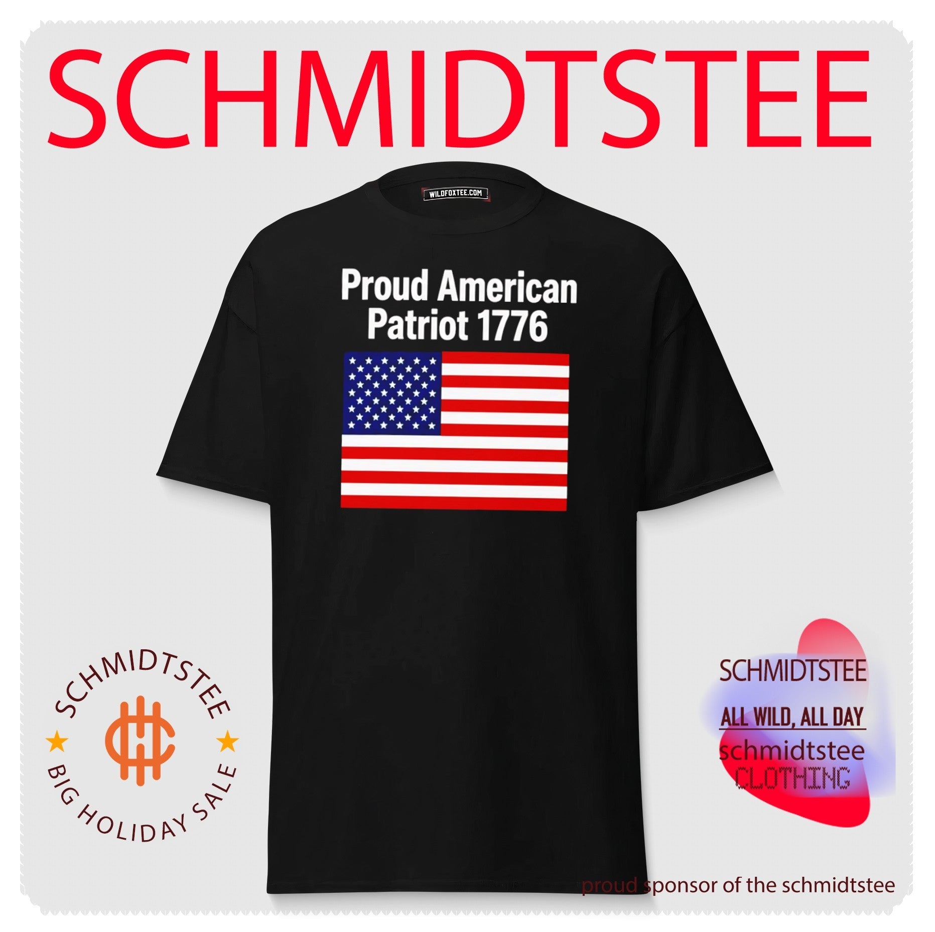 Proud American Patriot 1776 Shirt