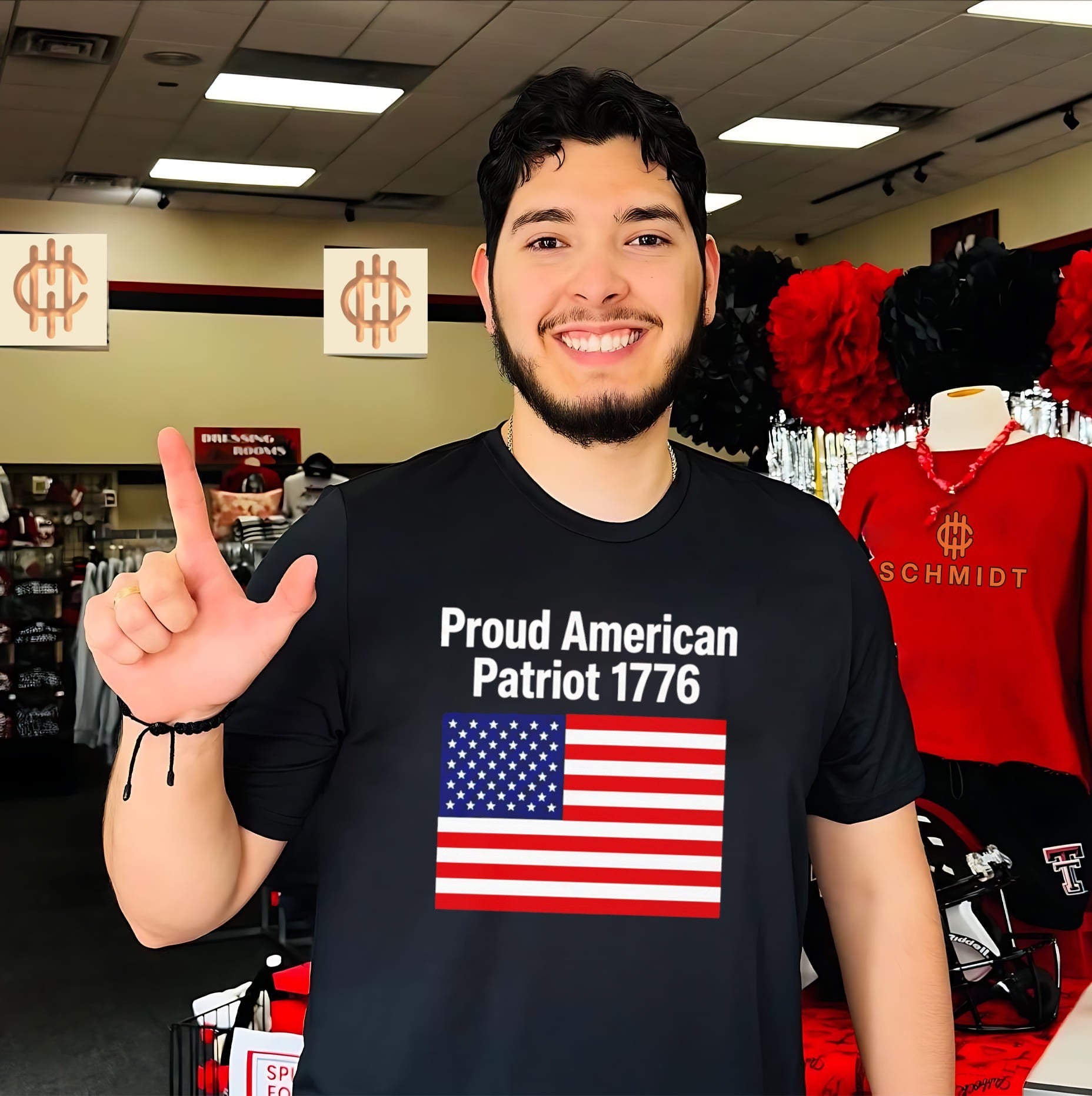 Proud American Patriot 1776 Shirt