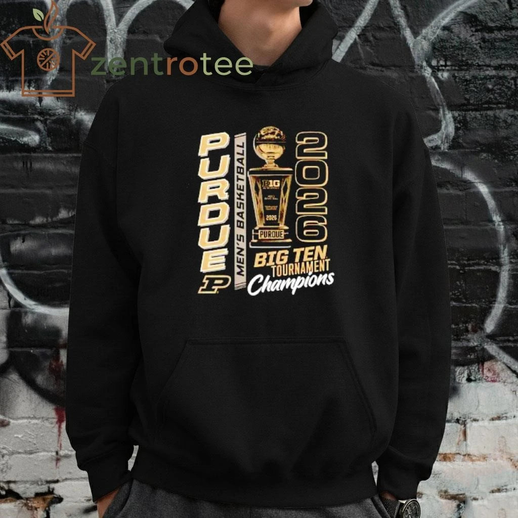 Purdue Boilermakers 2026 NCAA Men’s Basketball 2026 Big Ten Tournament Champions shirt