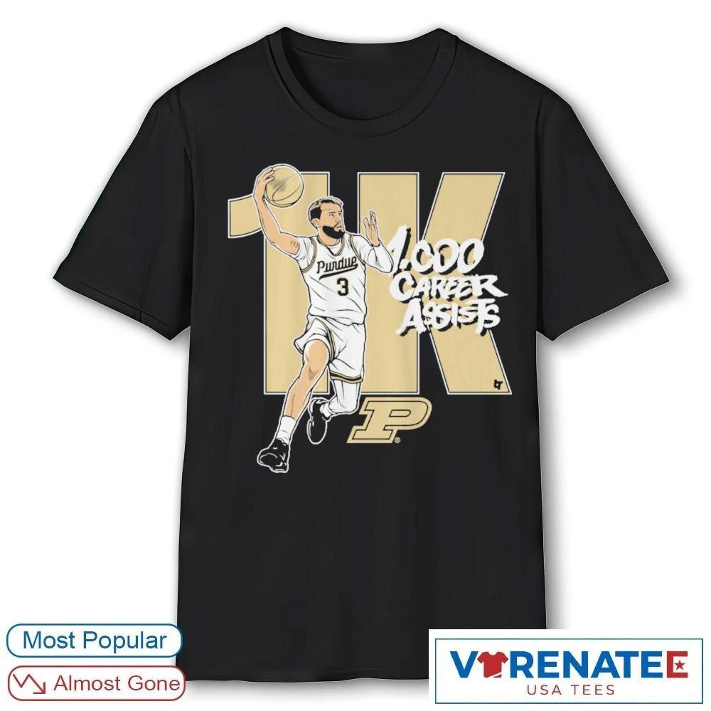 Purdue Men’s Basketball 1000 Career Assist Braden Smith shirt