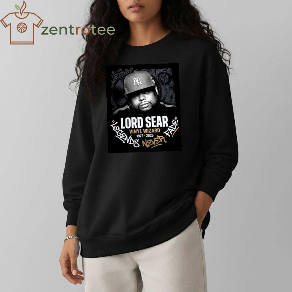 RIP DJ Lord Sear (1973-2026) T-shirt – Legends Never Fade – Streetwear Edition by Nkctees