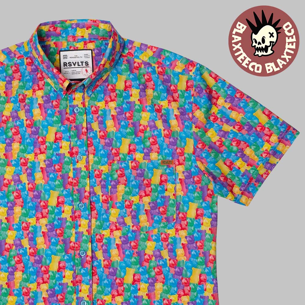 RSVLTS Gummy Bears Pattern Hawaiian Shirt