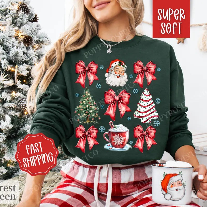 Red Coquette Merry T-Shirts