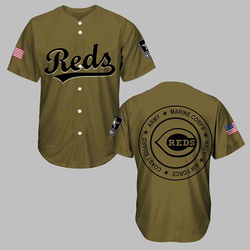 Reds Military Appreciation Night 2025 Jersey - Grishko.com