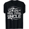 [Reel Cool Uncle Cotton ] Reel Cool Uncle Breathable Cotton Round Neck Stretchy Fabric Made USA T-Shirts