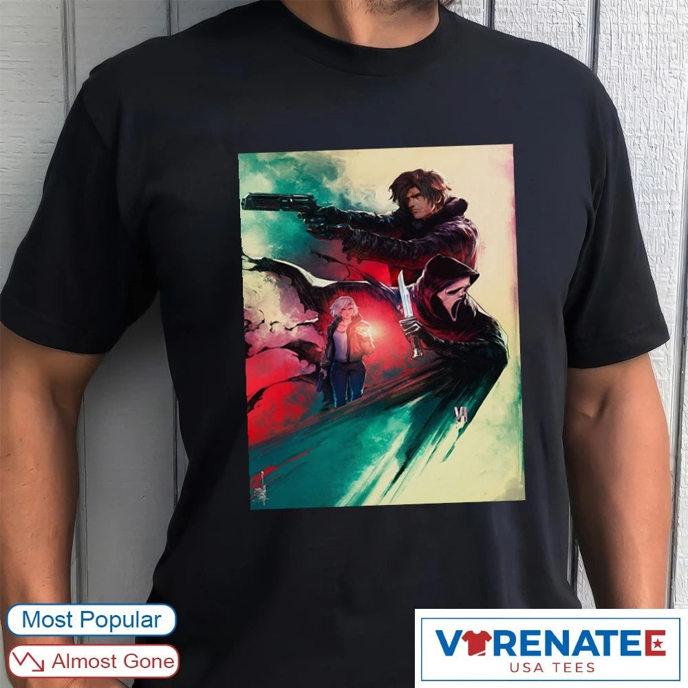 Resident Evil Requiem x Scream 7 Official Key Art Poster shirt