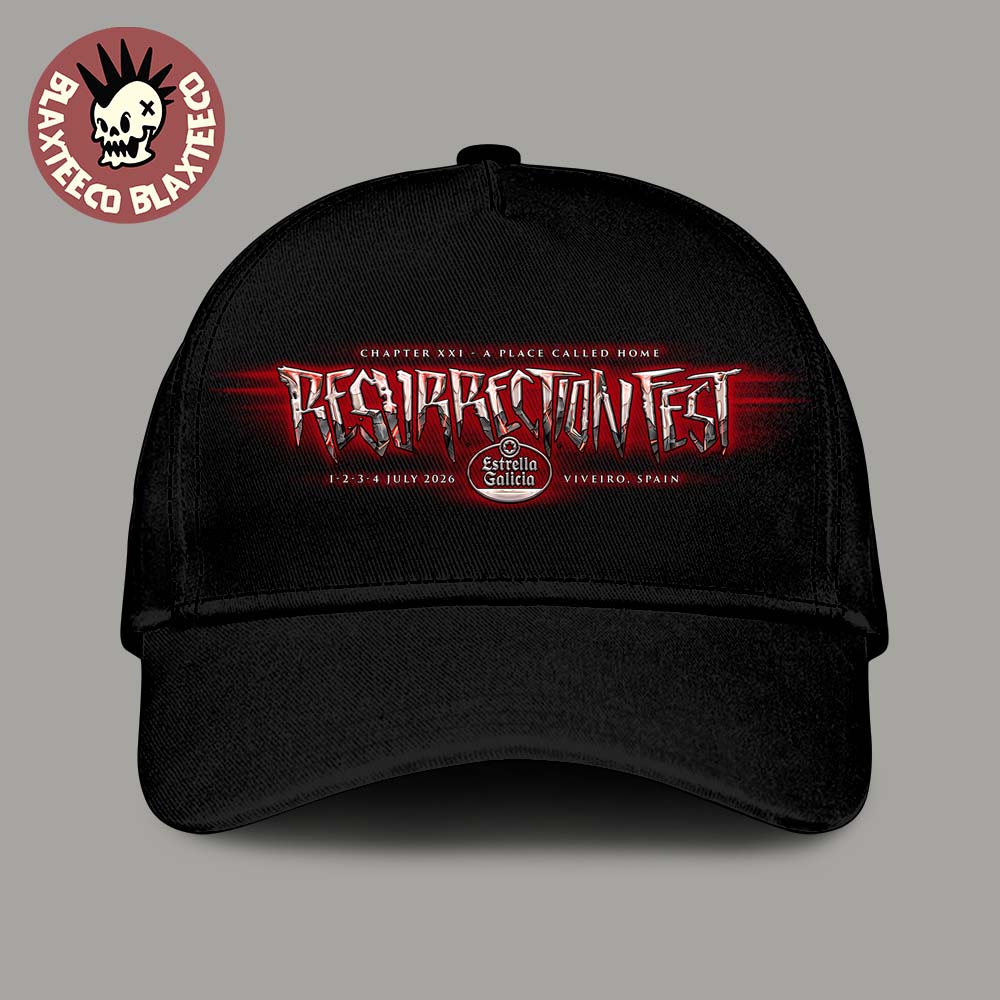 Resurrection Fest 2026 Viveiro Spain From 1 To 4 July 2026 Logo Cap Hat Snapback