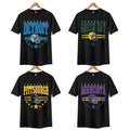 Retro 1960s Black All Team Football Game Day Shirt Vintage Team Fanwear Classic Cotton Football Lovers & T-Shirts