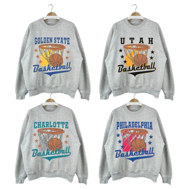 Retro All Team Basketball Vintage Basketball Shirt Lovers T-Shirts
