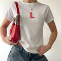 Retro Red Cowboy Boot Rodeo Vintage Country Baby Western Shirt Concert Cowgirl Collar Cotton T-Shirts