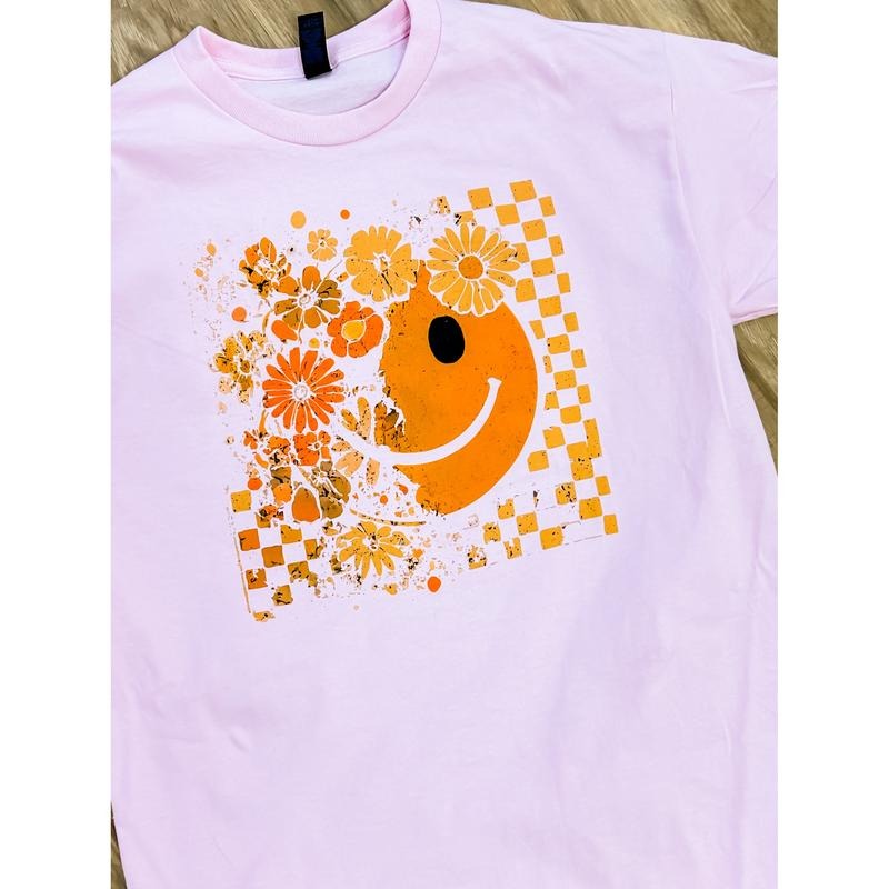 Retro Smiley Top T-Shirts