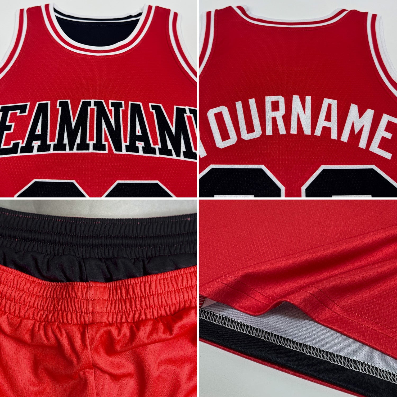 Custom Brown Gold-White Reversible Double Side Sublimation Basketball Suit Jersey