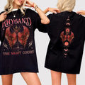 Rhysand Shirt High Lord Night Court Shirt Bat Shirt Acotar Shirt Court Crescent City Shirt T-Shirts