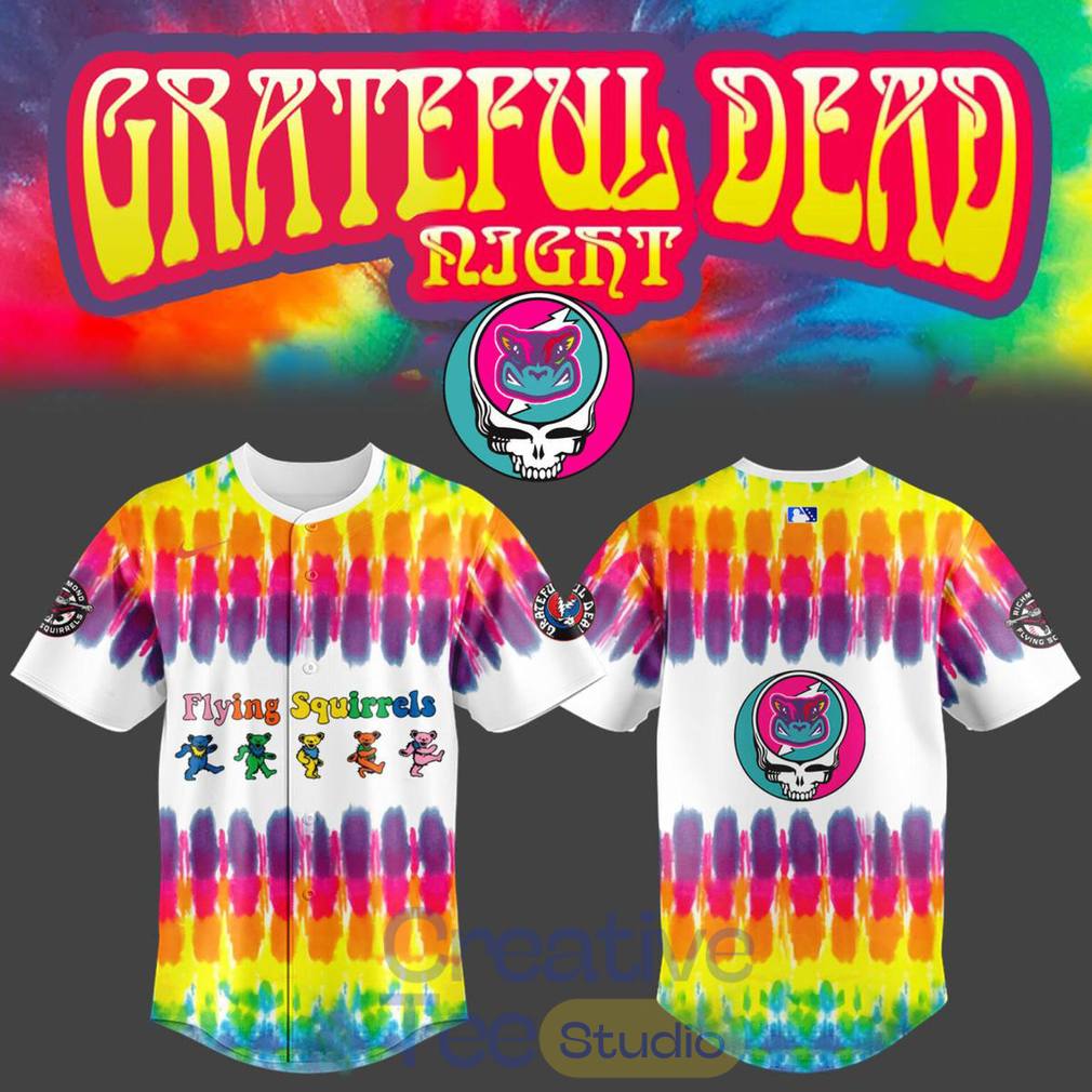 Richmond Flying Squirrels x Grateful Dead Night Special Jersey