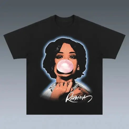 Rihanna 90s Classic Retro Tour 2024 Vintage 90s Rap Hip Hop Shirt Top T-Shirts