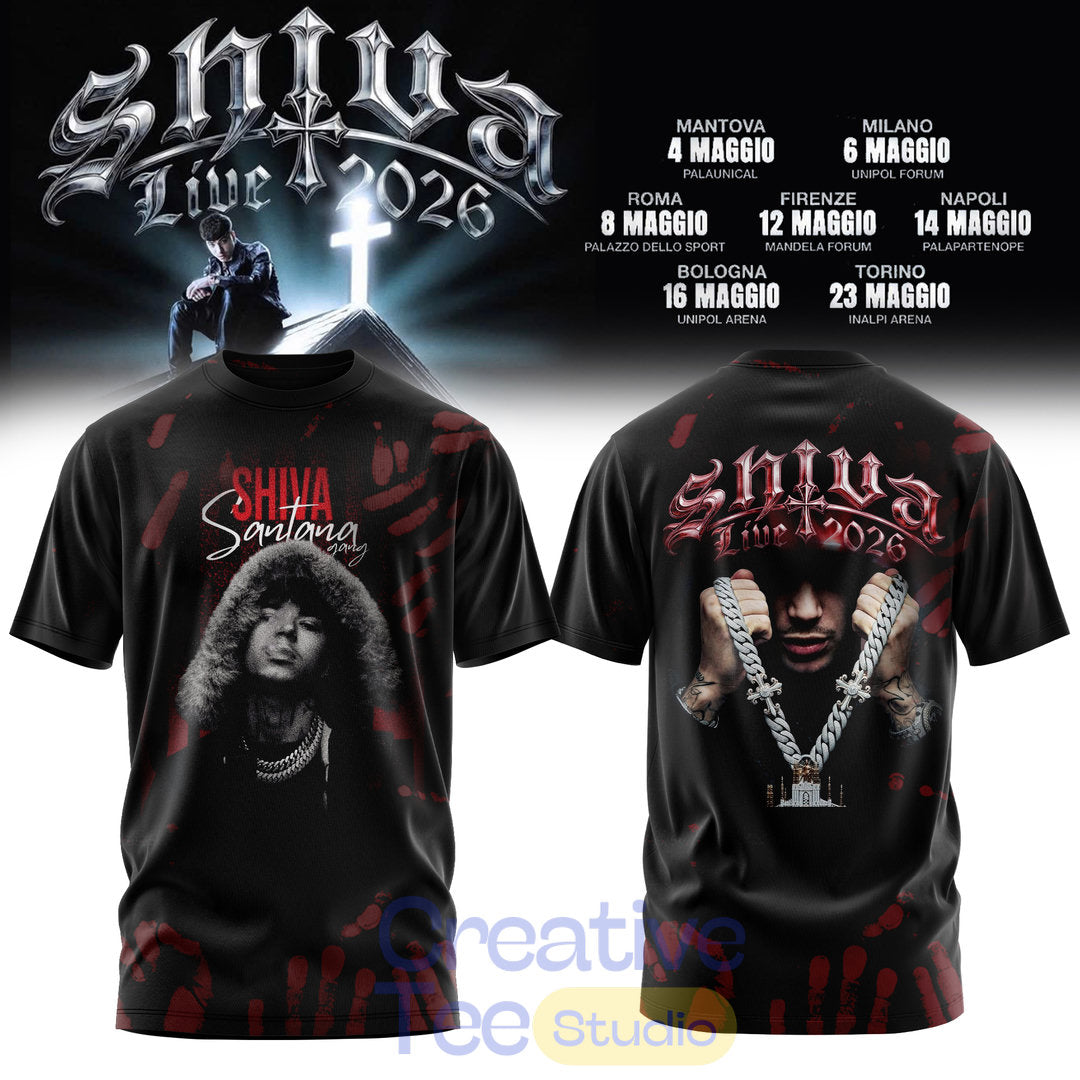 SANTANA SHIVA 2026 Tour T-Shirt