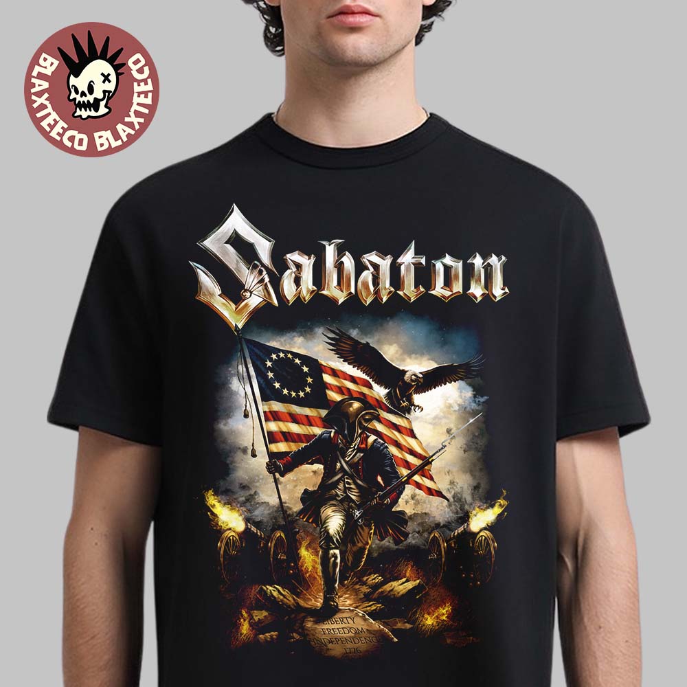 Sabaton USA Happy 4th Of July 2026 Liberty Of Death T-Shirt