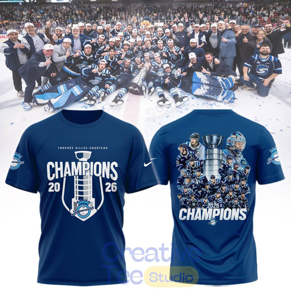 Saguenéens de Chicoutimi 2026 QMJHL Champions T-Shirt