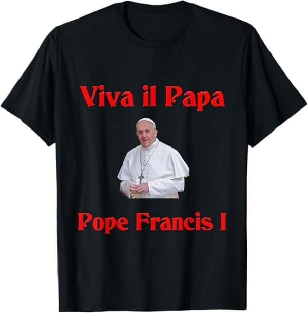 [Sale Off 40%] Pope Francis Viva Il Papa Pope Francis Shirt T-Shirts