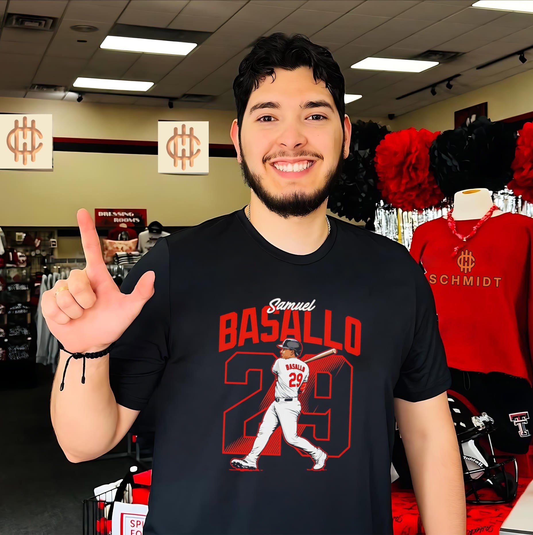 Samuel Basallo Baltimore Orioles 29 Outline shirt