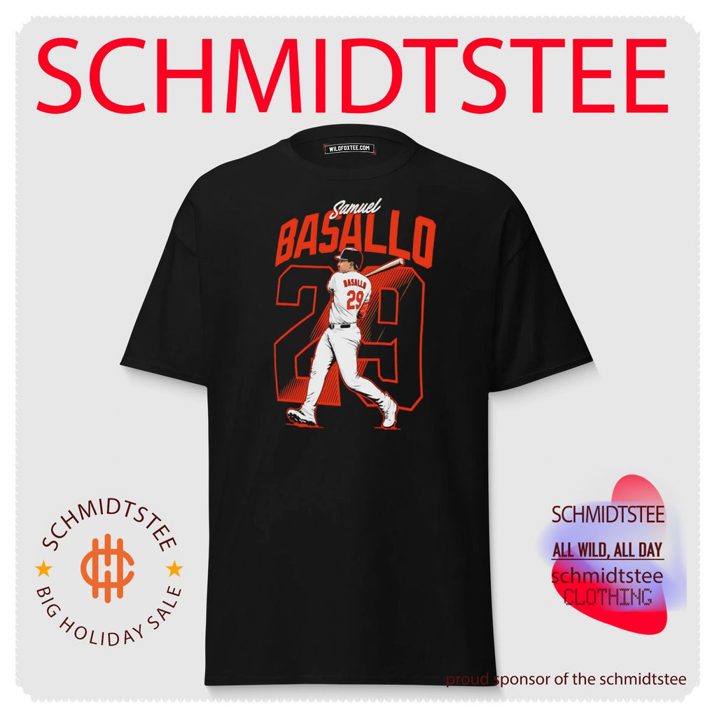 Samuel Basallo Baltimore Orioles Number 29 Swing graphic shirt