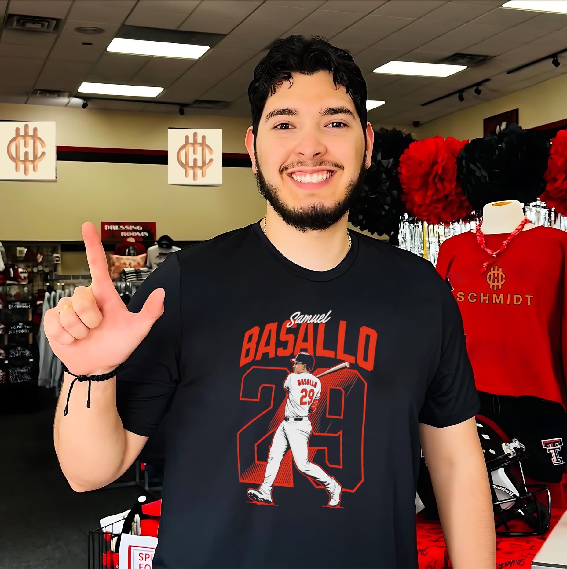 Samuel Basallo Baltimore Orioles Number 29 Swing graphic shirt