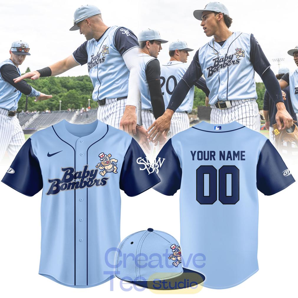 Scranton/Wilkes-Barre RailRiders Baby Bombers Baseball Jersey