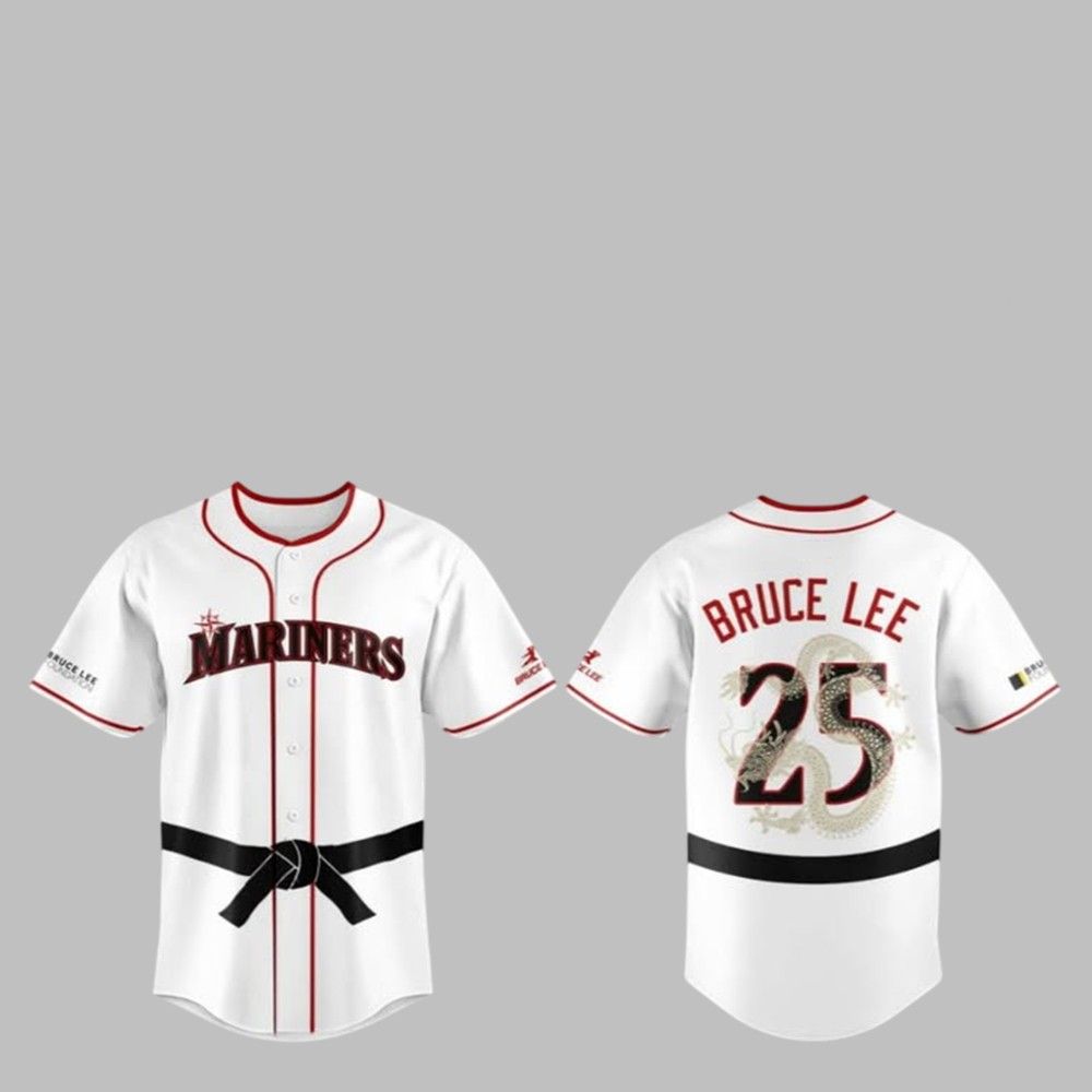 Seattle Mariners Bruce Lee Night Jersey - Grishko.com