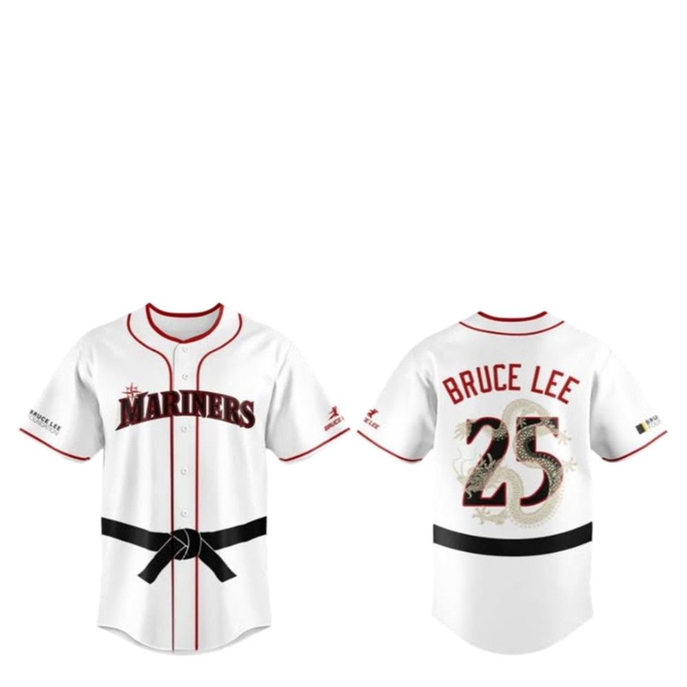 Seattle Mariners Bruce Lee Night Jersey - Grishko.com