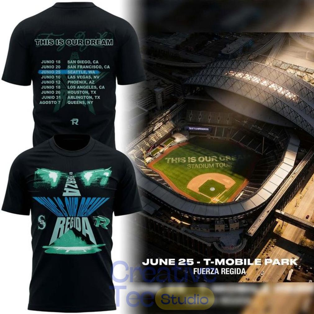 Seattle Mariners x Fuerza Regida 2026 T-Shirt