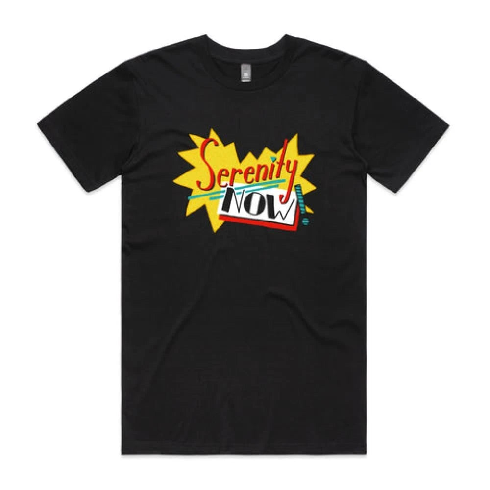 Serenity Now logo shirt