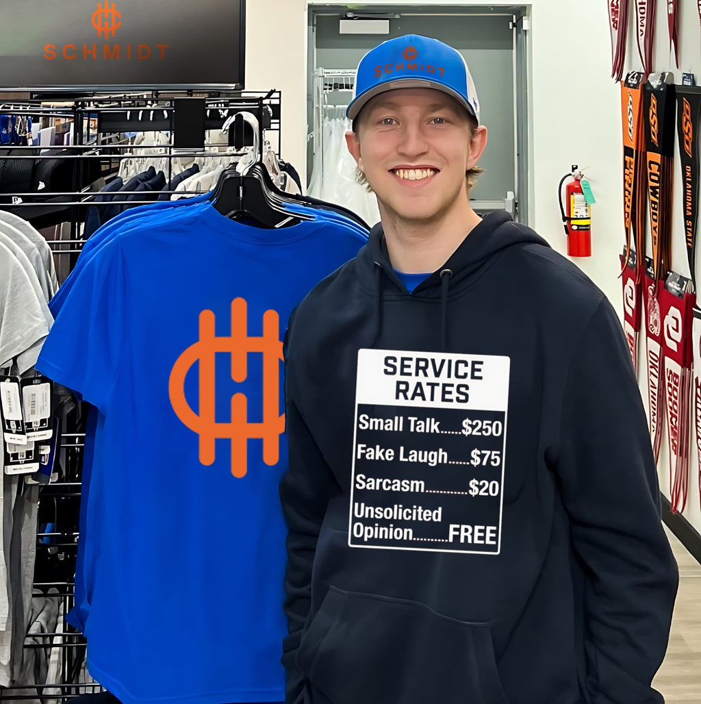 Service Rates Small Talk Fake Laugh Sarcasm Unsolicited Opinion shirt