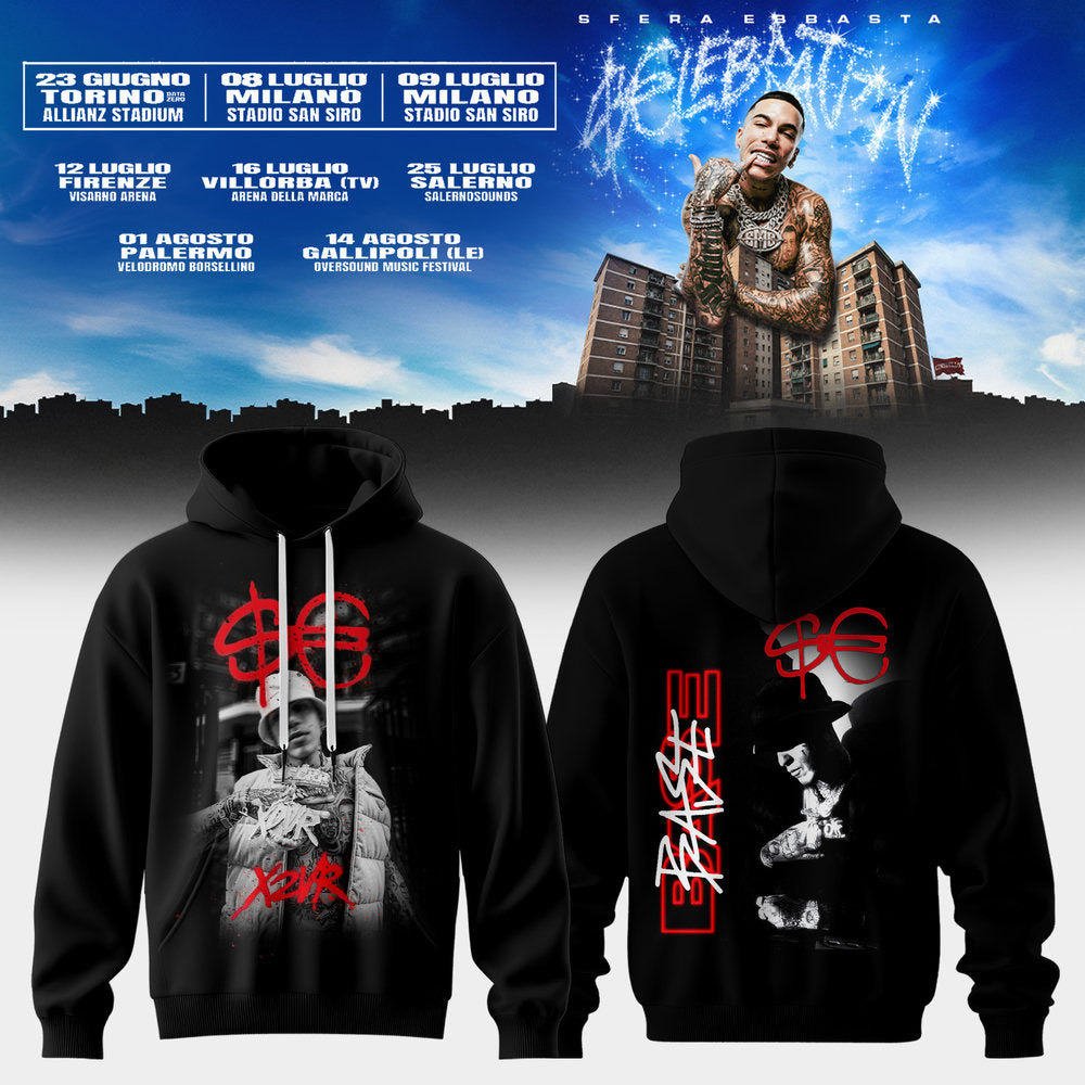 Sfera Ebbasta “$€LEBRAT10N” Summer Tour 2026 Hoodie