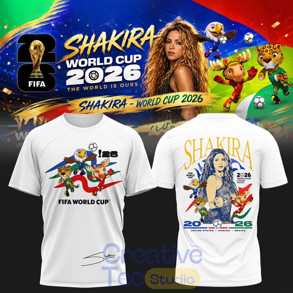 Shakira World Cup 2026 Global Rhythm Champions T-Shirt