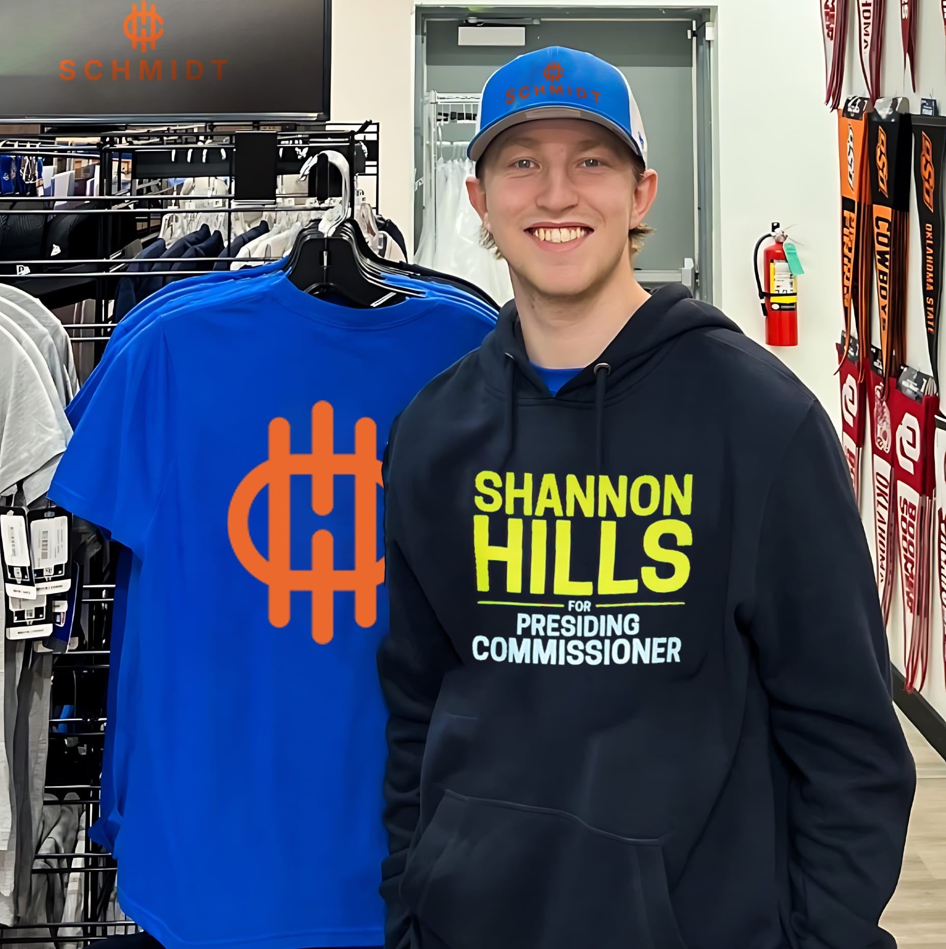 Shannon Hills for Presiding Commissioner shirt