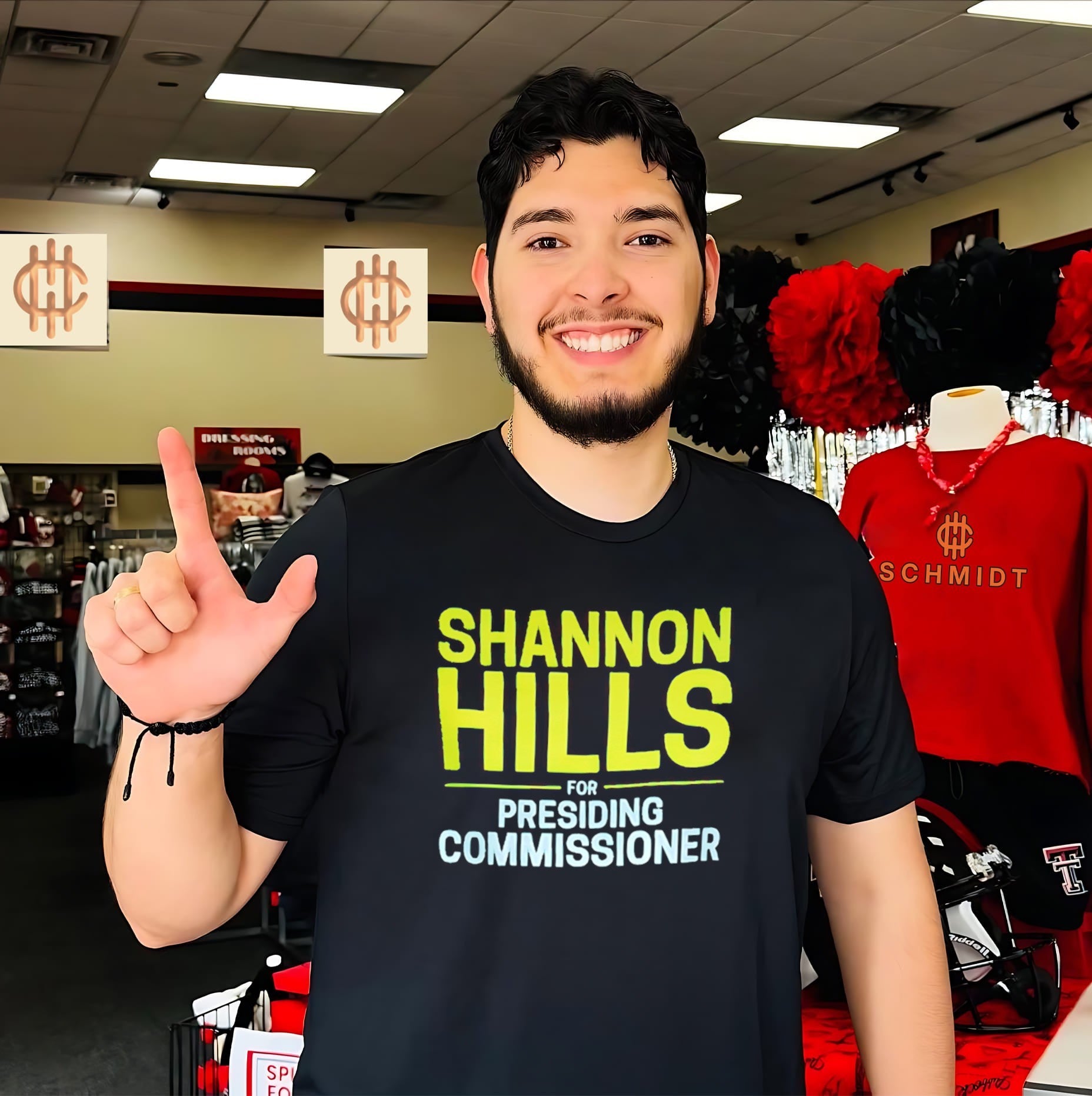 Shannon Hills for Presiding Commissioner shirt