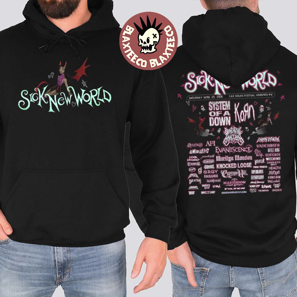 Sick New World Las Vegas 2026 Festival Merch At Las Vegas Festival Grounds On April 25 2026 Hoodie