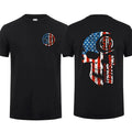Sig Sauer American Flag 2 Sided Tactical Gear Gun Lover Nature Hunting Enthusiast Dad Cotton Menswear T-Shirts