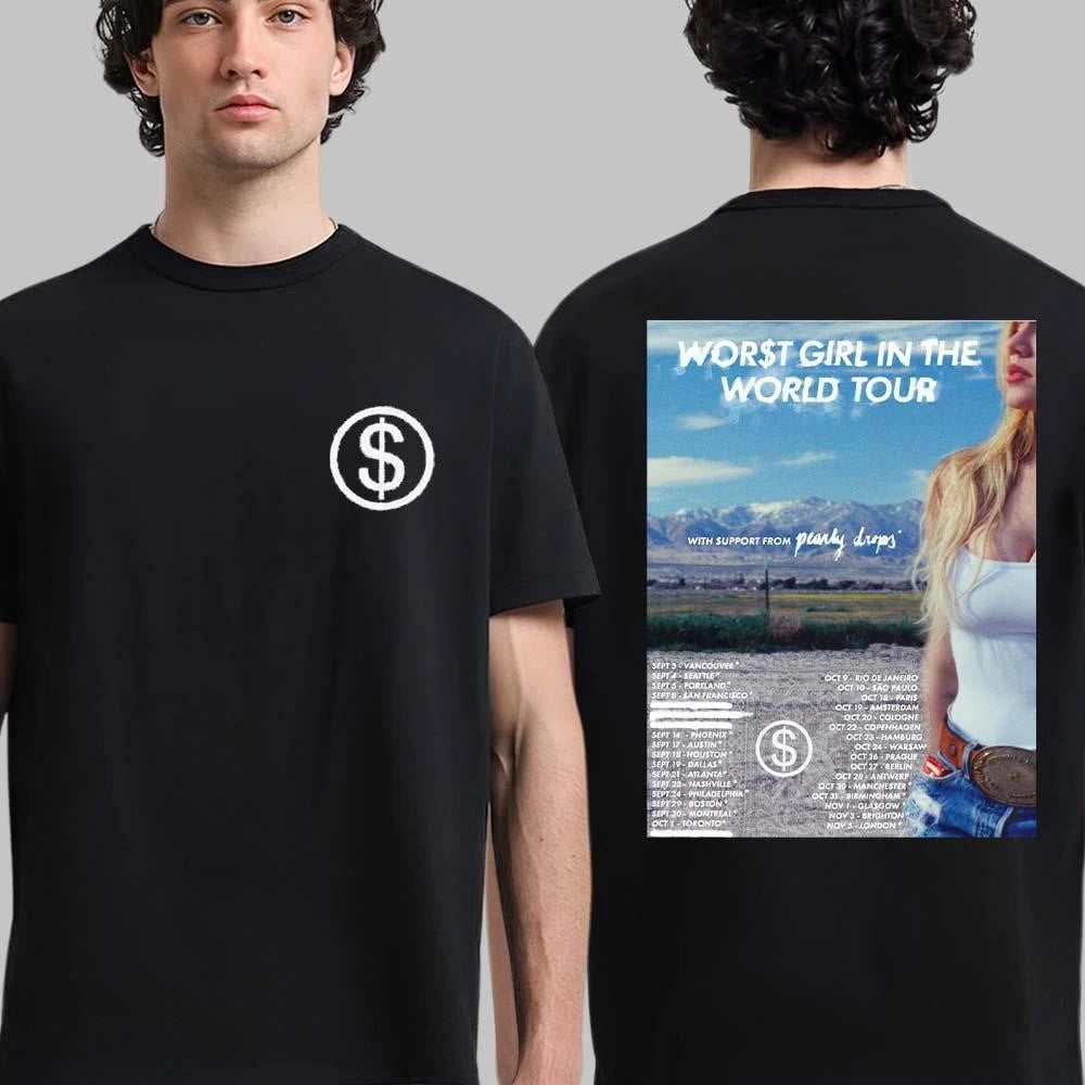 Slayyyter Worst Girl In The World Tour 2026 North America And Europe UK Schedule Dates tee