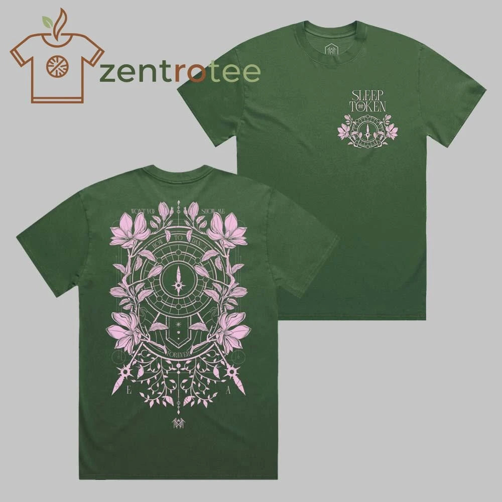 Sleep Token Even In Arcadia Dangerous Green tee