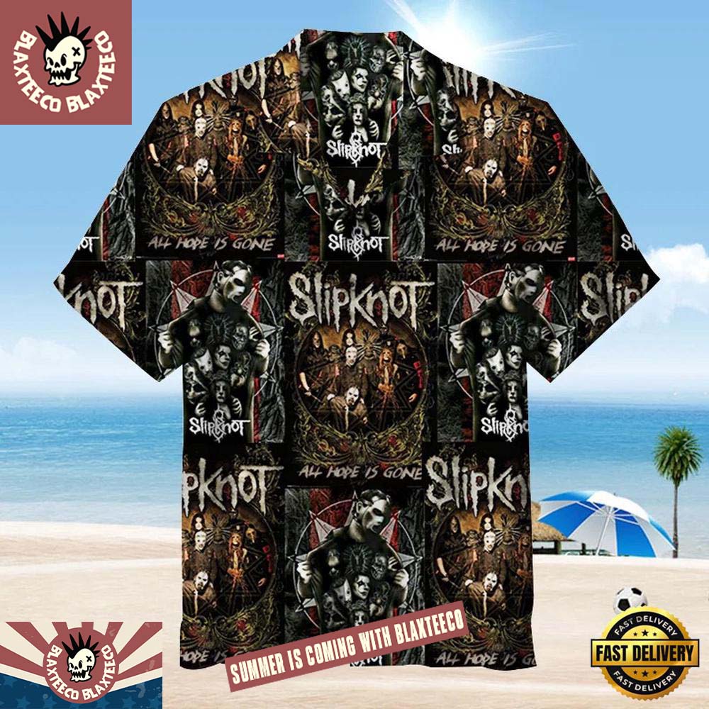 Slipknot Rock Band All Hope is Gone Summer Hawaiian Shirt